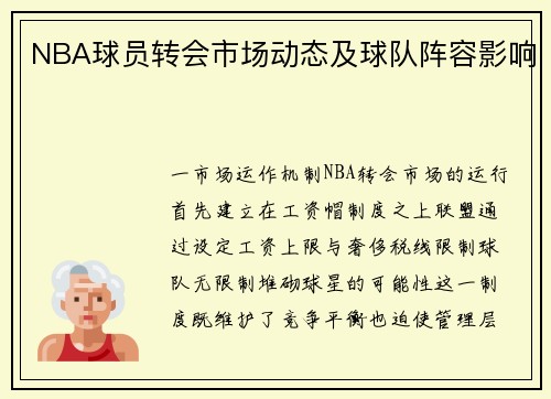 NBA球员转会市场动态及球队阵容影响